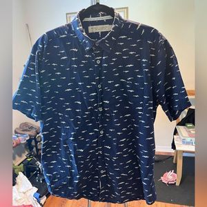 Boca Island short sleeve button down XL